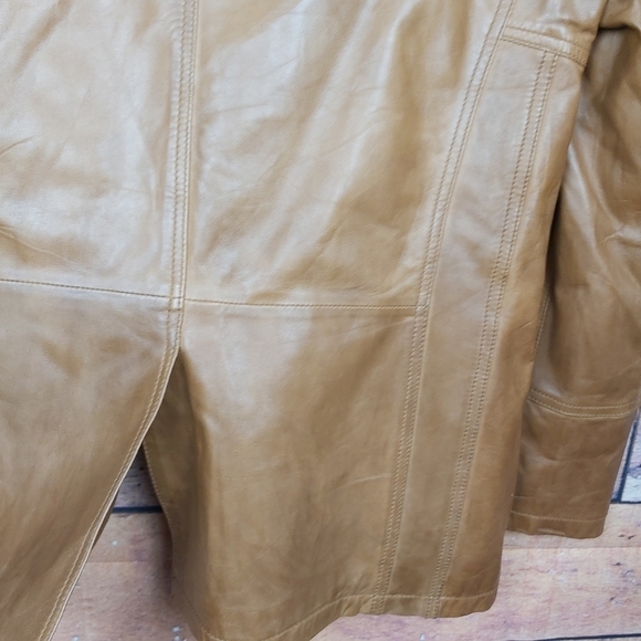 SUPER soft and light leather blazer jacket coat - Picture 6 of 8